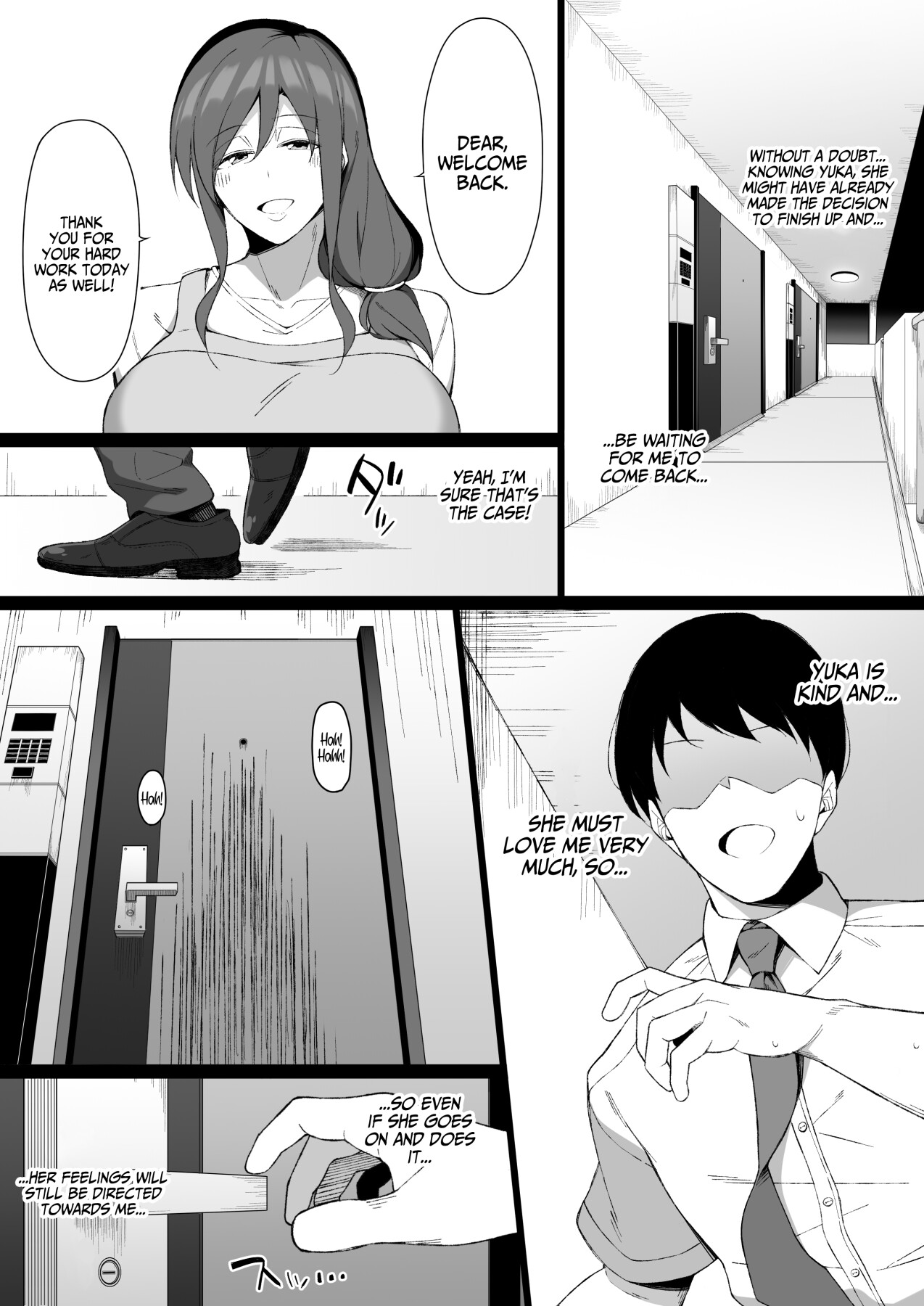 Hentai Manga Comic-Degeneracy of a Neat Housewife for a Man-Read-18